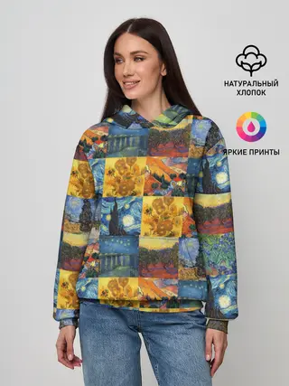 Женское худи / Картины Ван Гога