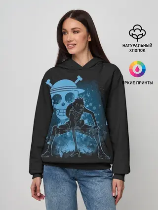 Женское худи / под водой One Piece