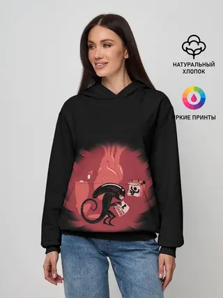 Женское худи / Чужой внутри меня