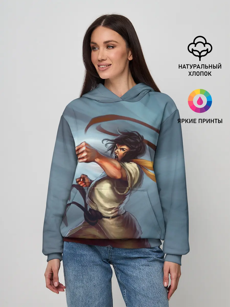 Женское худи / Karate girl