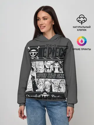 Женское худи / Манга One Piece