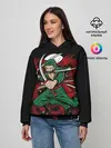 Женское худи / Зеленый воин One Piece