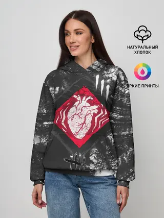 Женское худи / DBD - beating heart