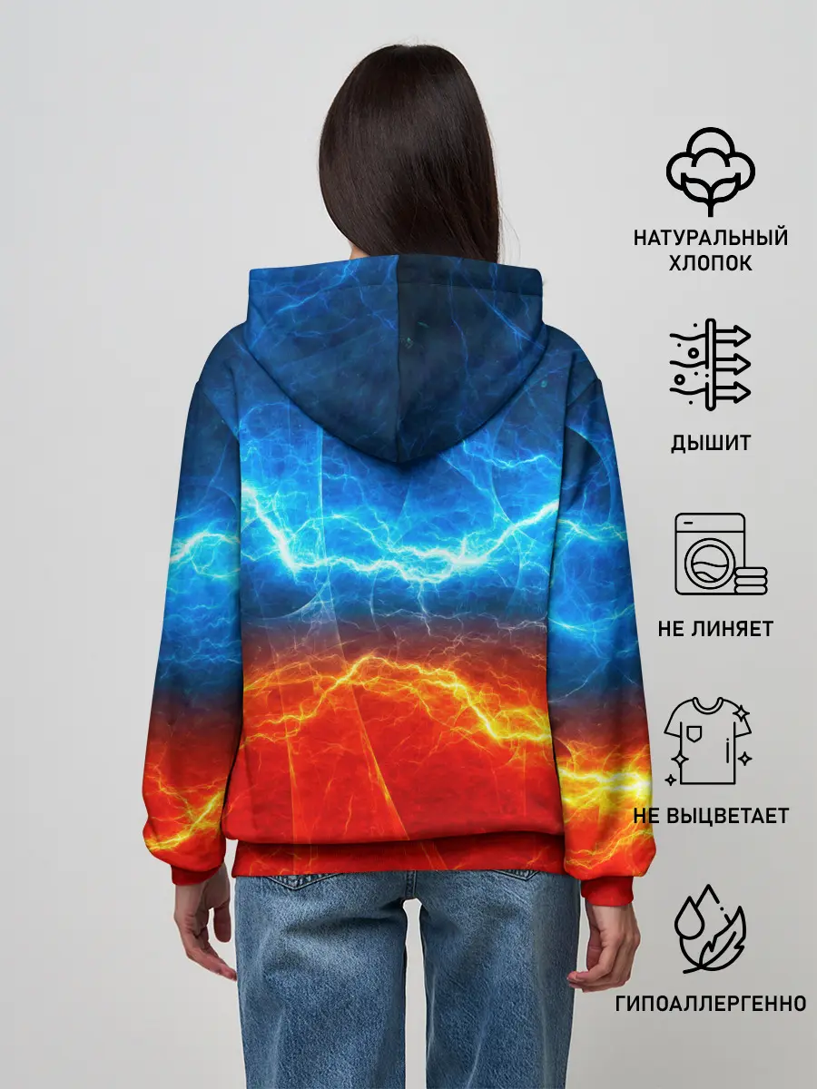 Женское худи / Лёд и огонь
