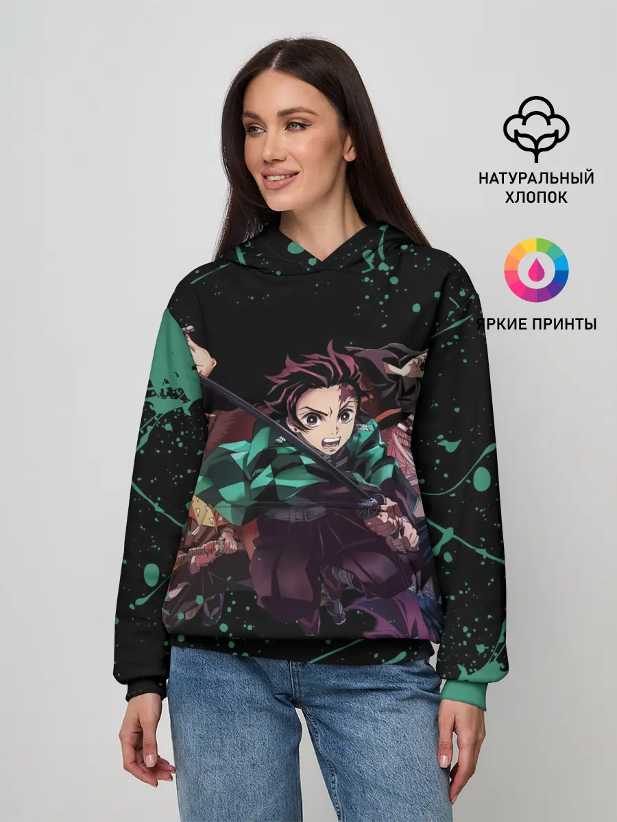 Женское худи / Персонажи Demon Slayer