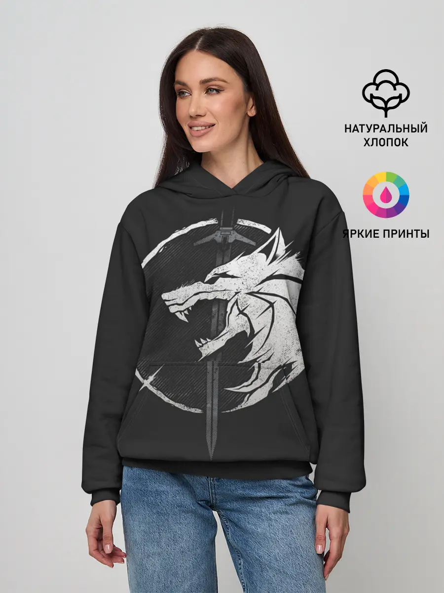 Женское худи / The Witcher 3: Wild Hunt