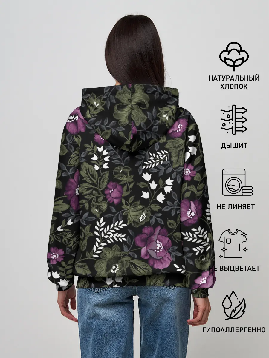 Женское худи / Цветы