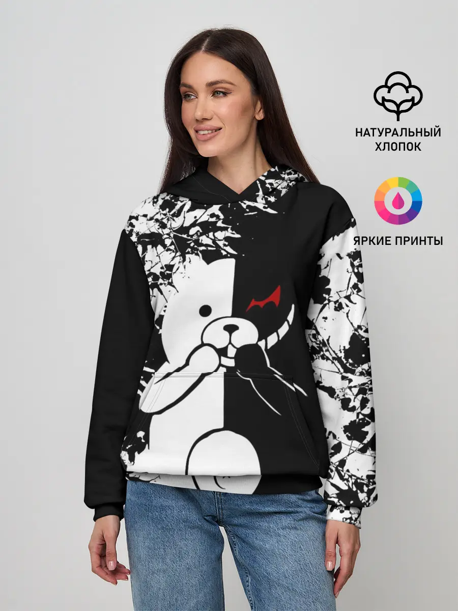 Женское худи / MONOKUMA держит руки