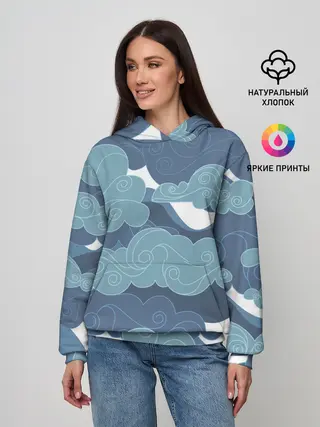 Женское худи / Небо над Китаем