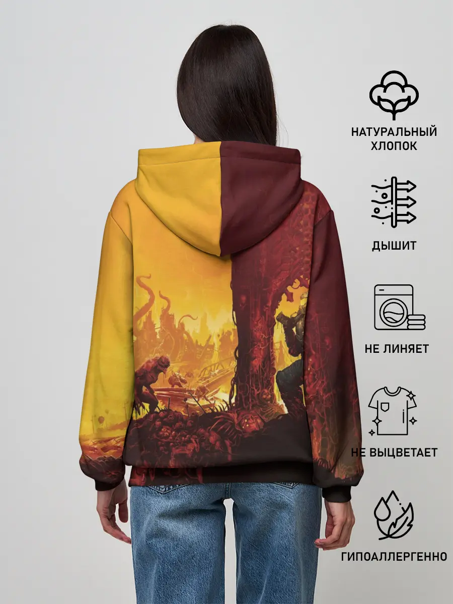 Женское худи / DOOM eternal 2020