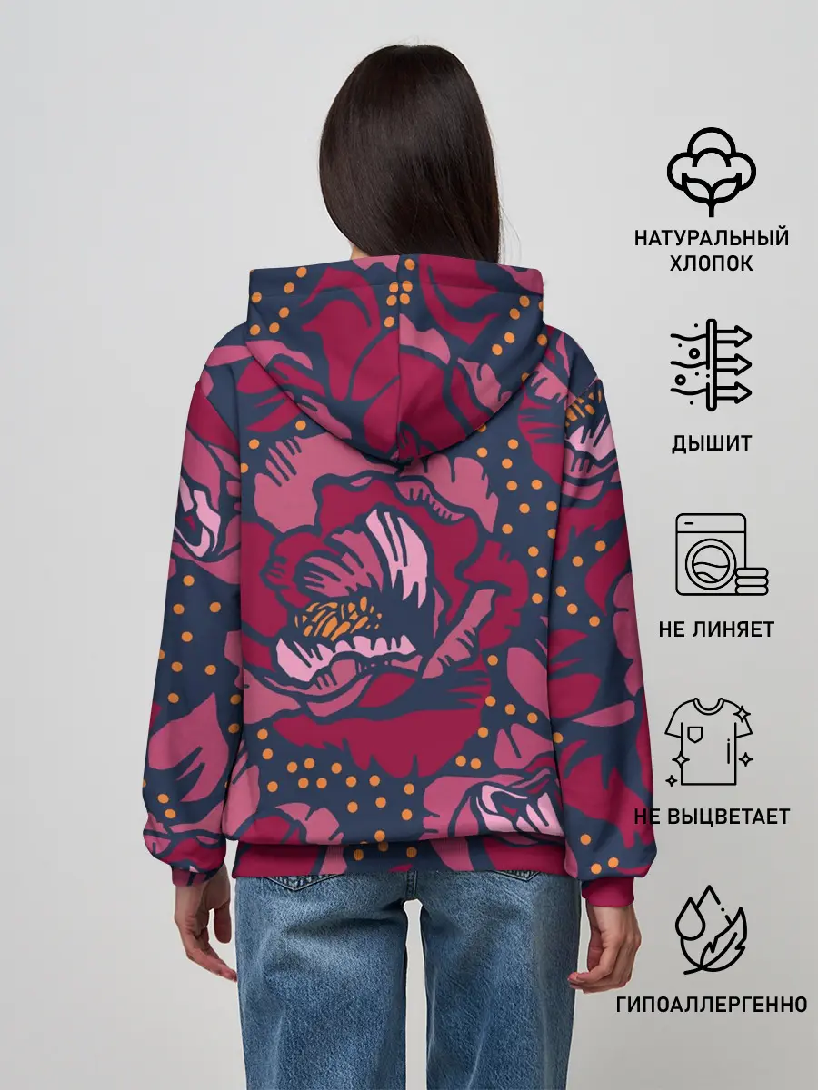 Женское худи / Цветы