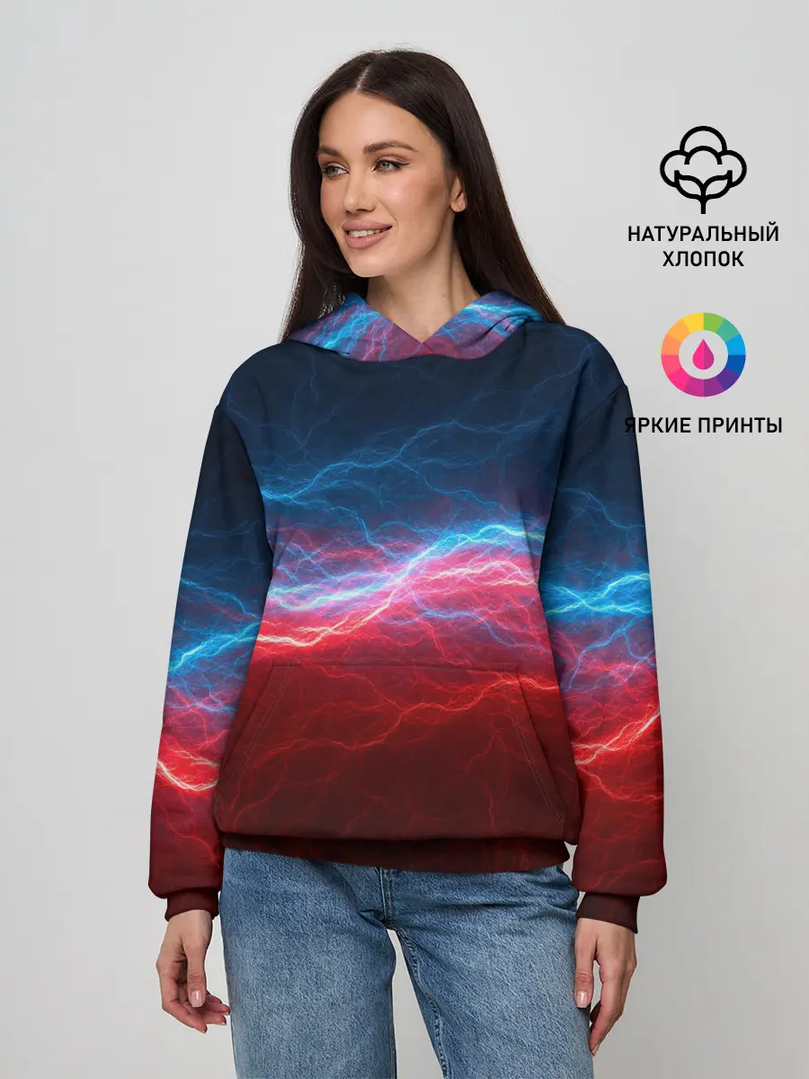 Женское худи / Огонь и лёд