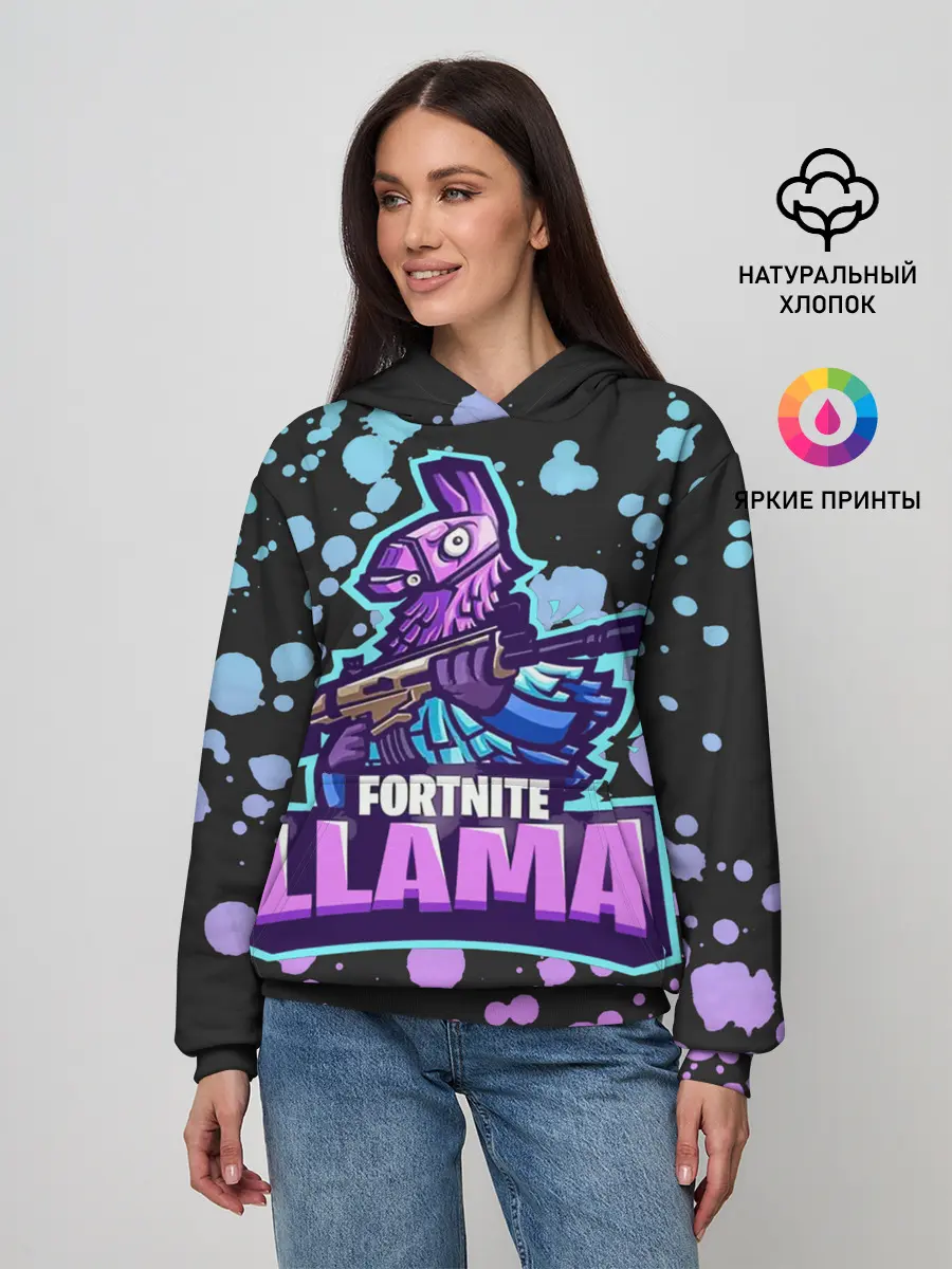 Женское худи / Fortnite LLAMA