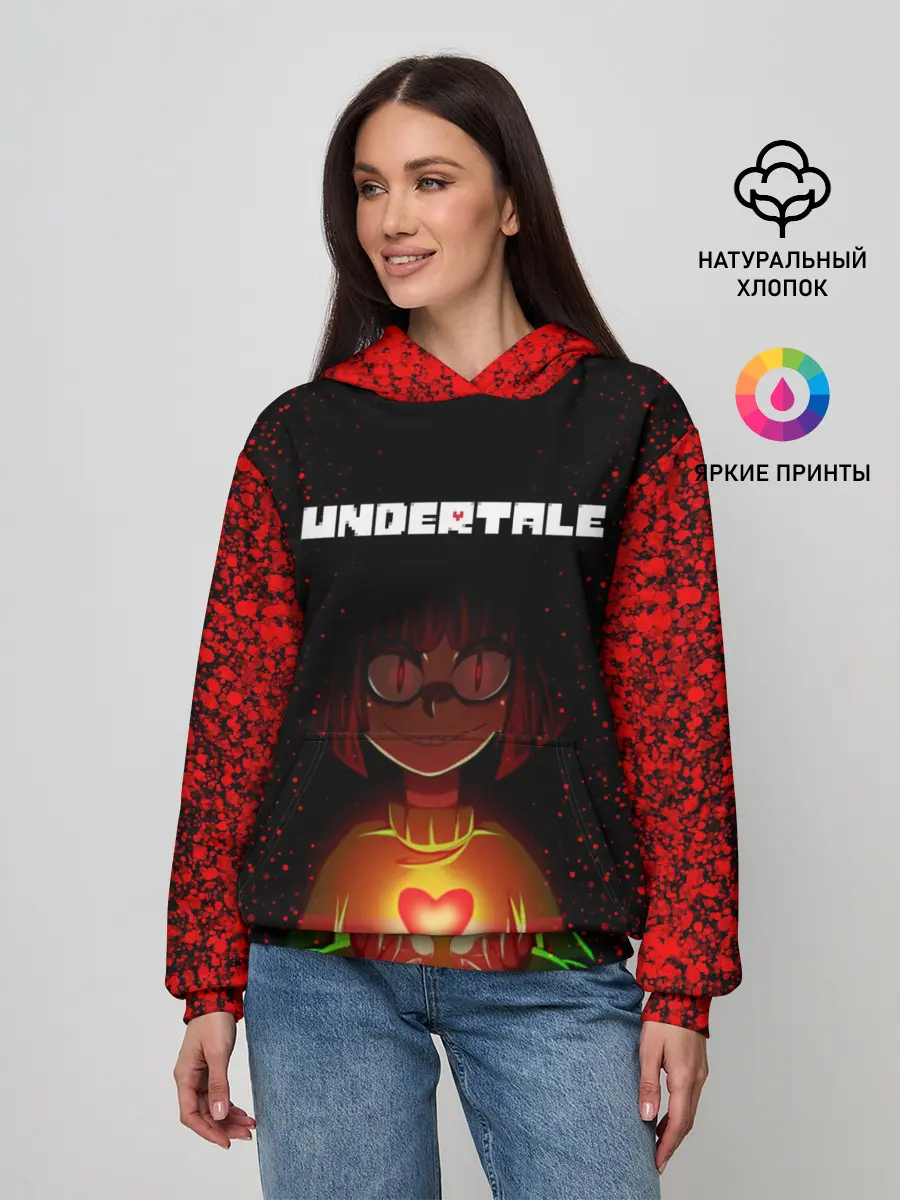 Женское худи / UNDERTALE CHARA