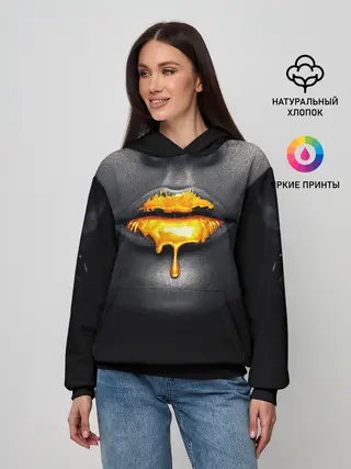 Женское худи / Мода: Губы