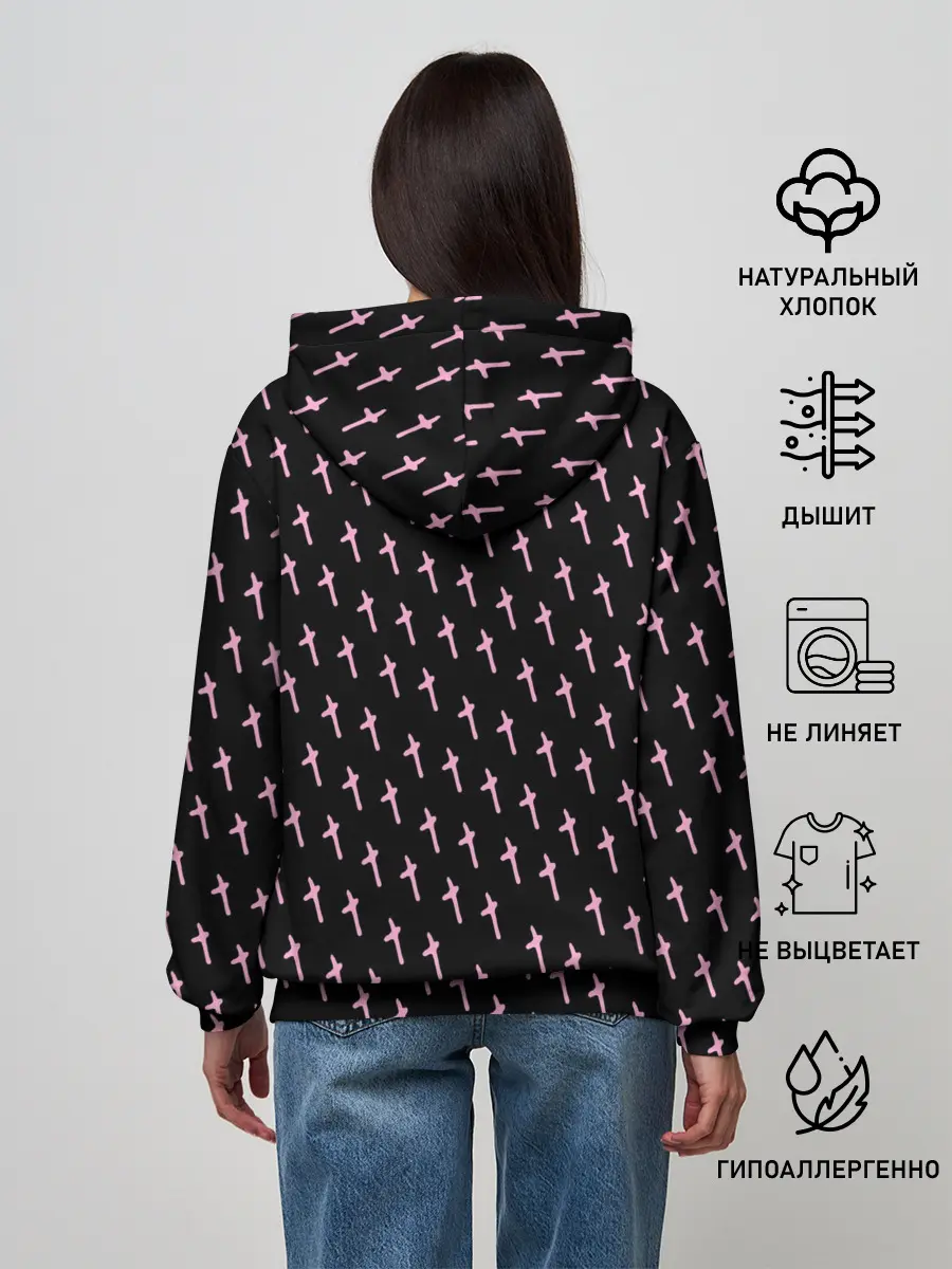 Женское худи / LiL PEEP Pattern