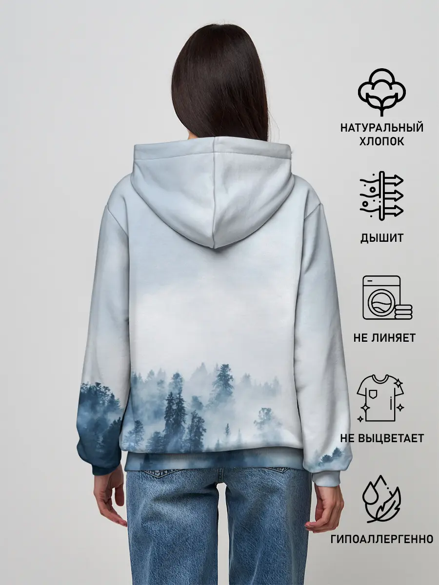 Женское худи / МЫ РУССКИЕ С НАМИ БОГ