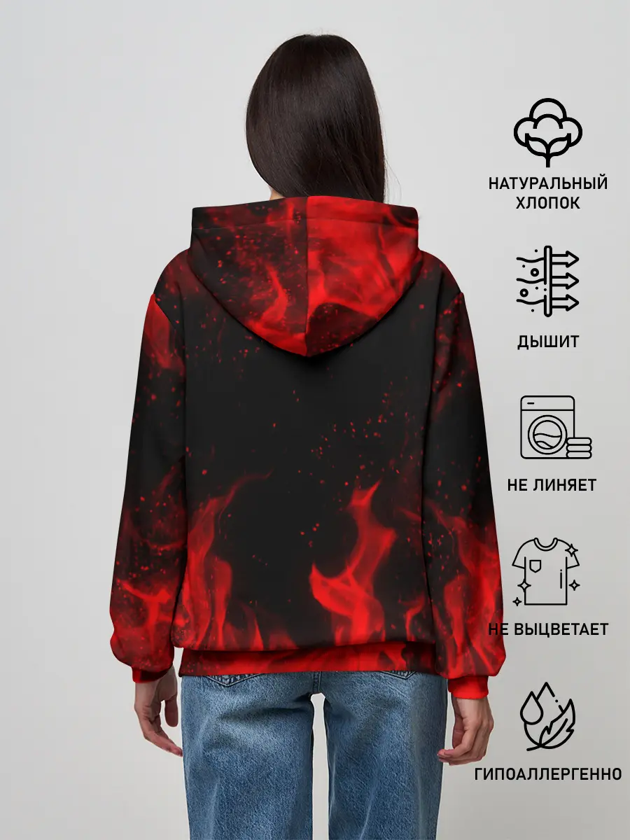 Женское худи / ВЕДЬМАК / THE WITCHER / ГЕРАЛЬТ | ВОЛК WOLF