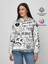 Женское худи / LIL PEEP | ЛИЛ ПИП LOGOBOMBING