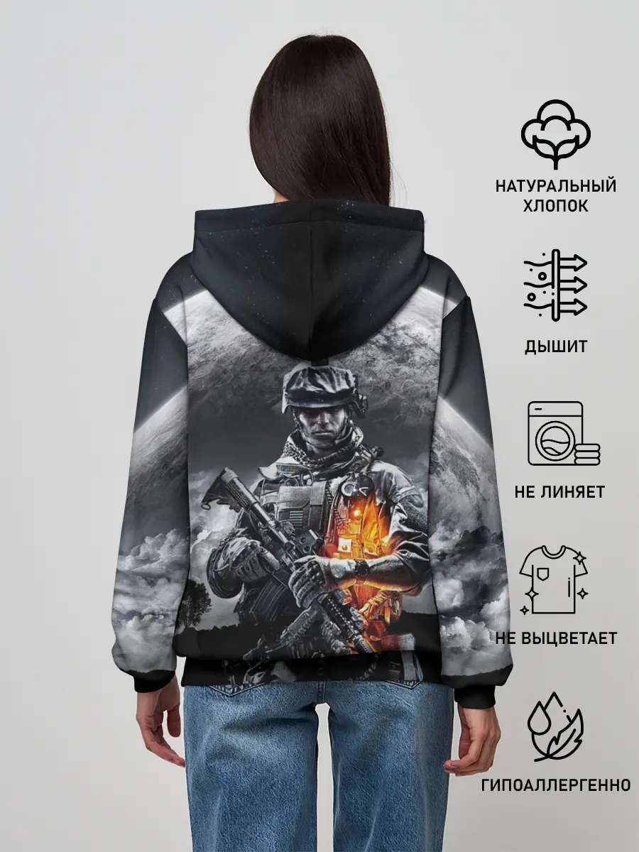 Женское худи / Battlefield