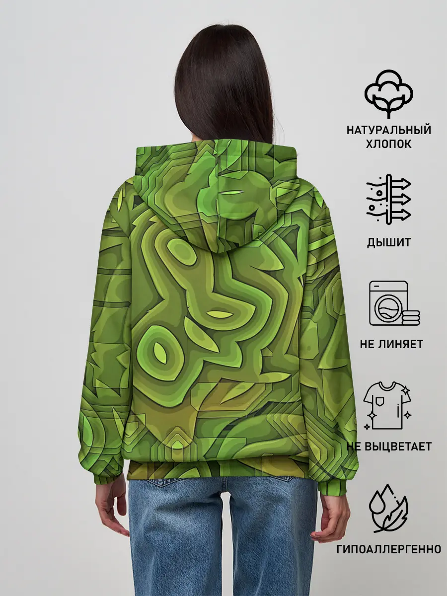 Женское худи / Необычный камуфляж