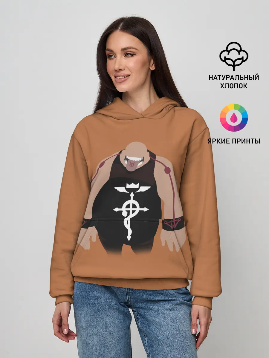 Женское худи / Стальной алхимик