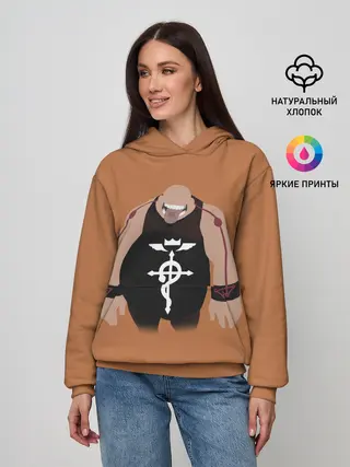 Женское худи / Стальной алхимик