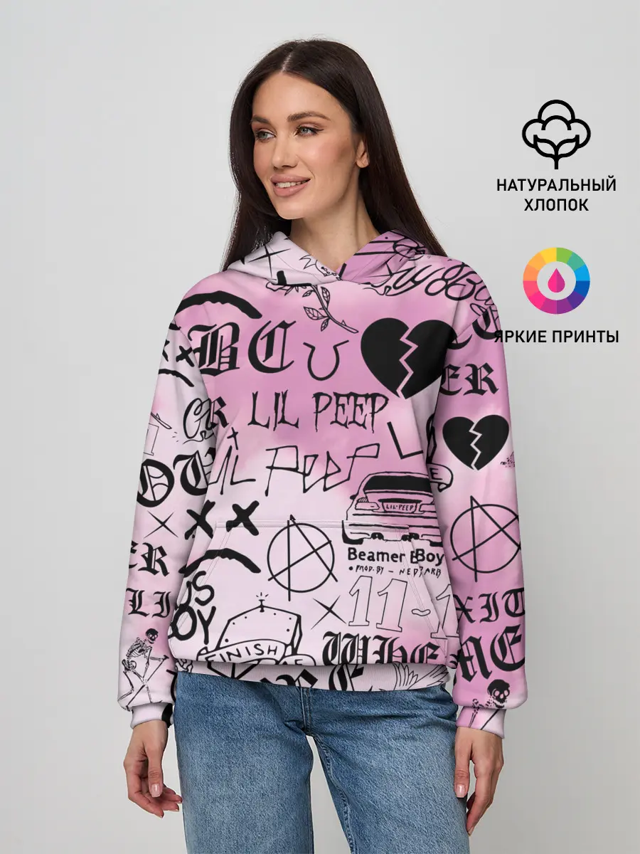 Женское худи / LIL PEEP.