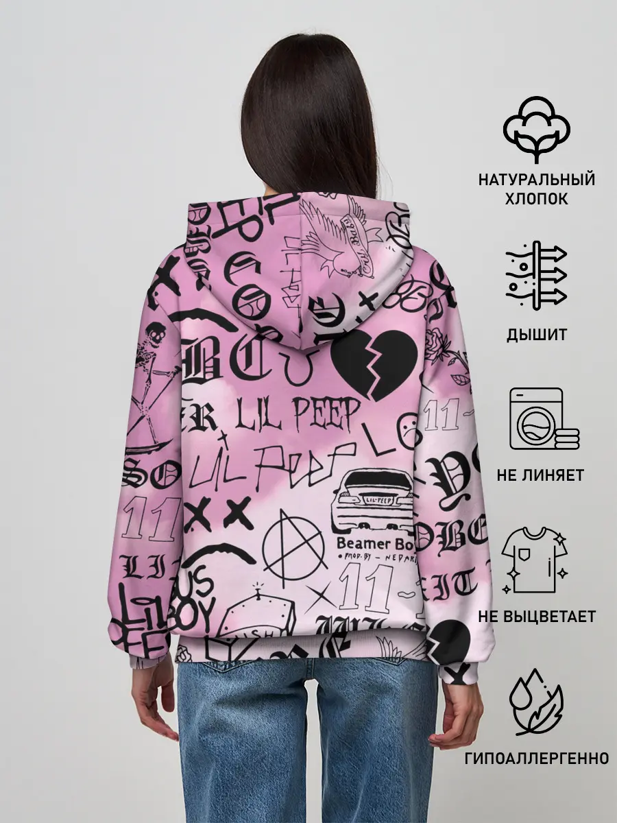 Женское худи / LIL PEEP.