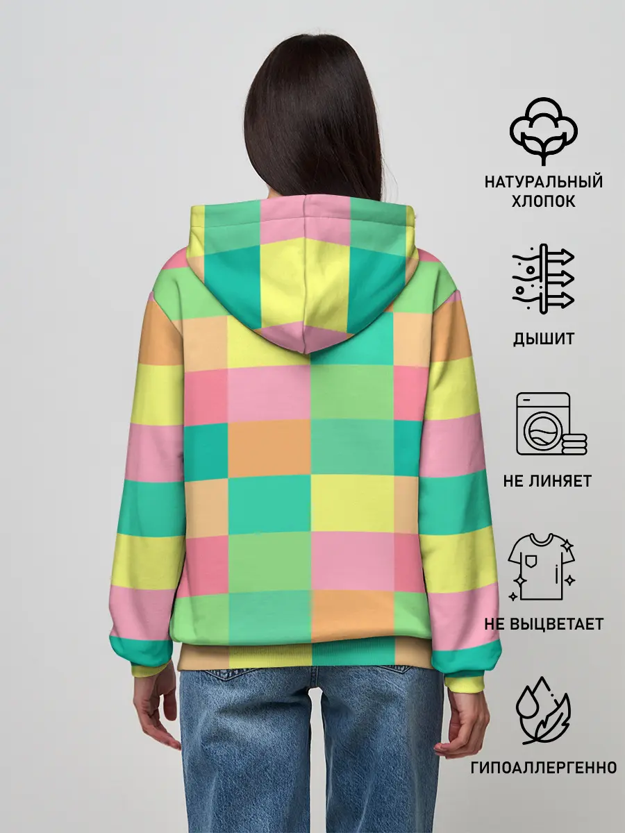 Женское худи / Кубик Рубика