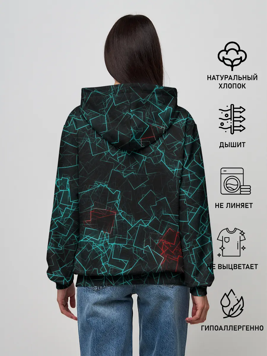 Женское худи / текстура