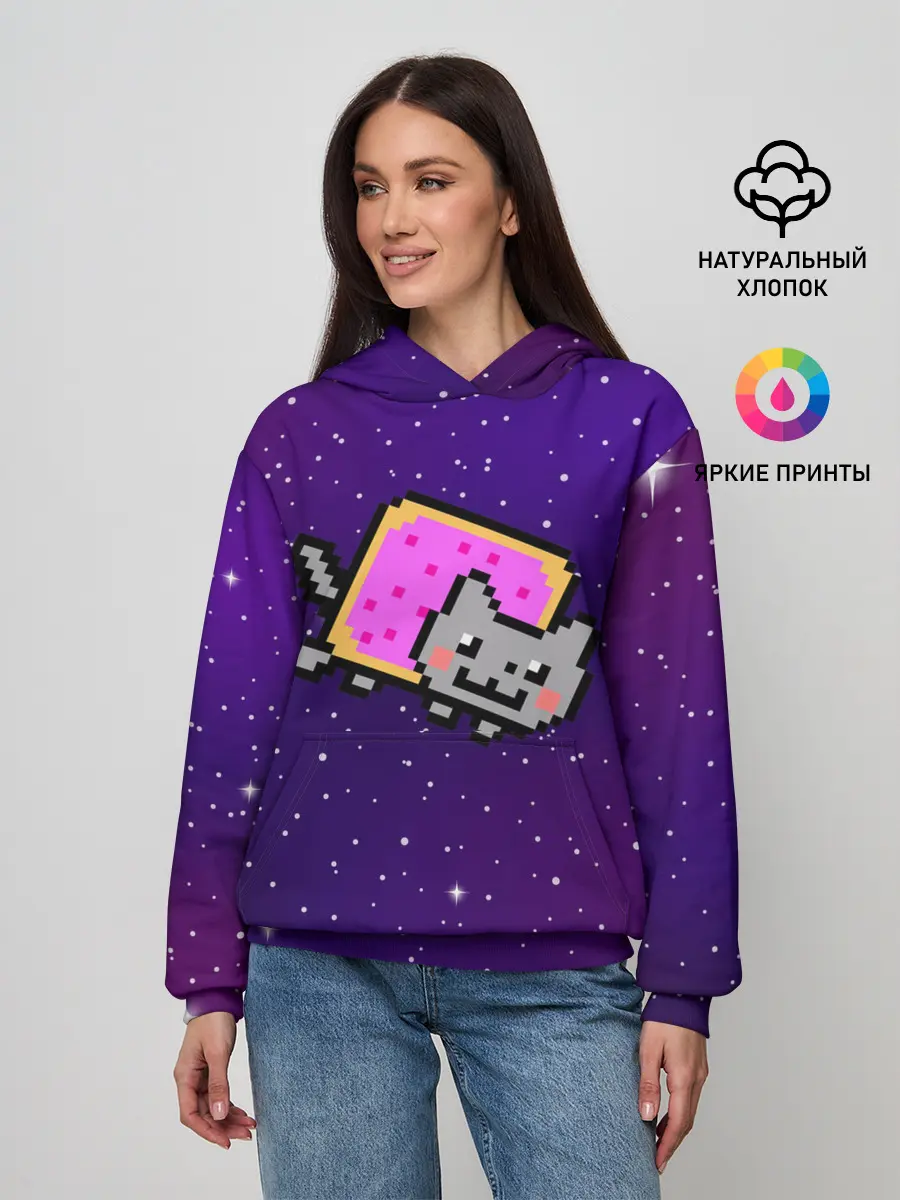 Женское худи / Nyan Cat