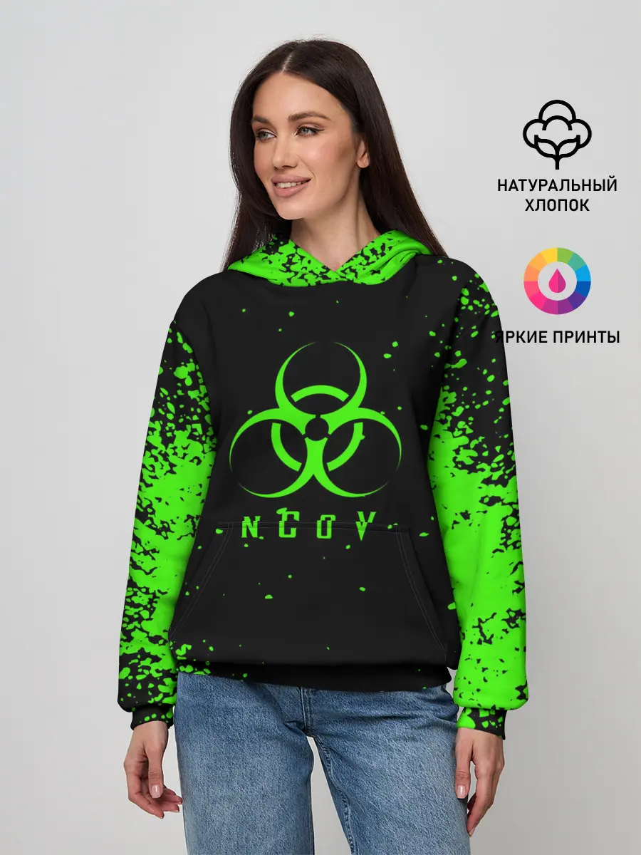 Женское худи / nCoV | КОРОНАВИРУС