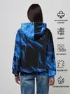 Женское худи / BLUE FIRE FLAME