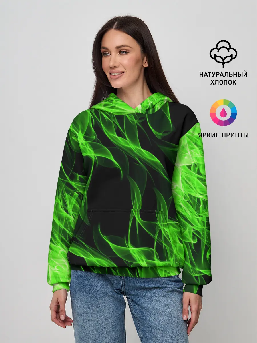 Женское худи / TOXIC FLAME