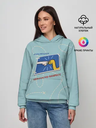 Женское худи / Friendship. Adventure time