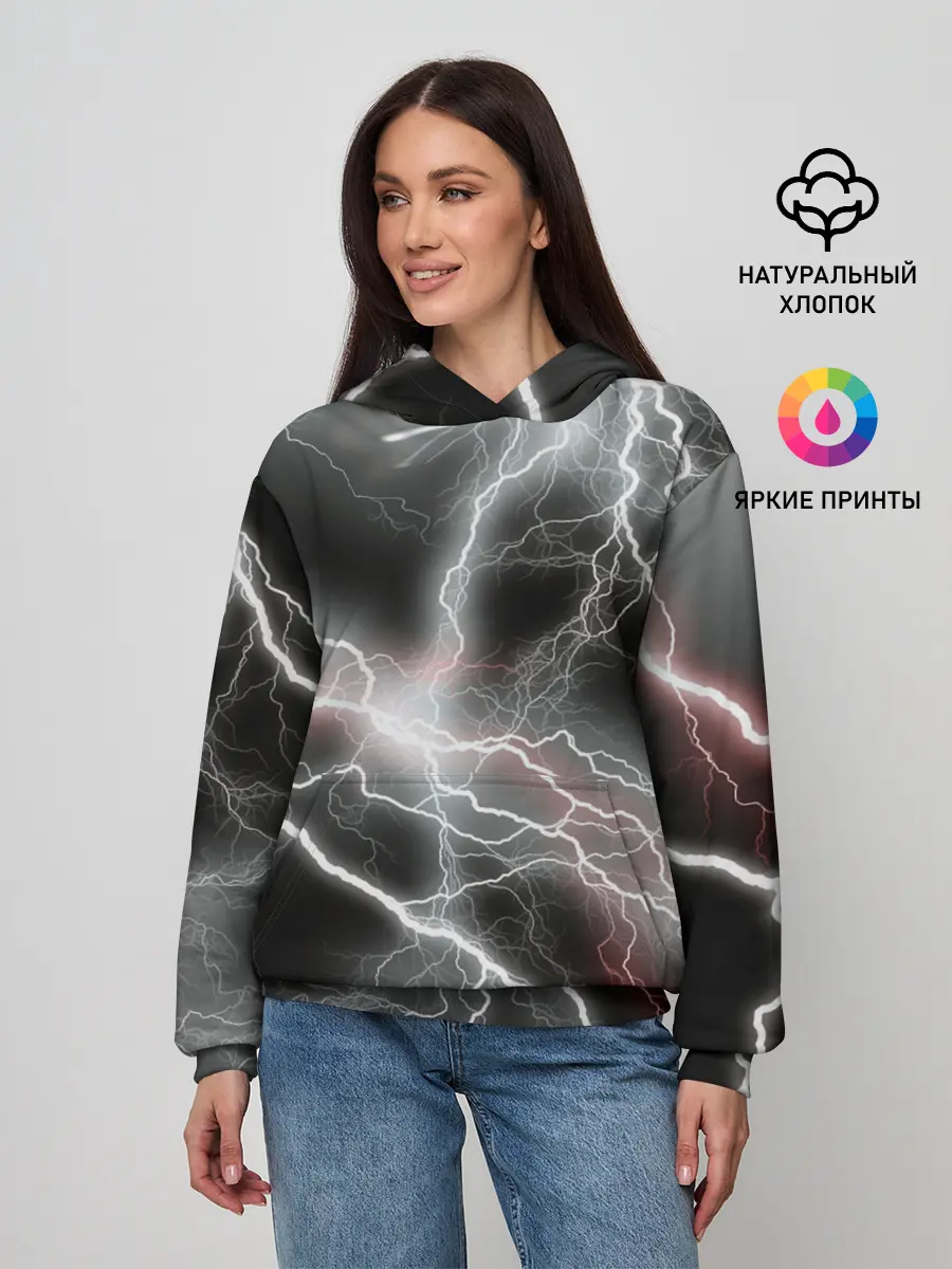 Женское худи / молния