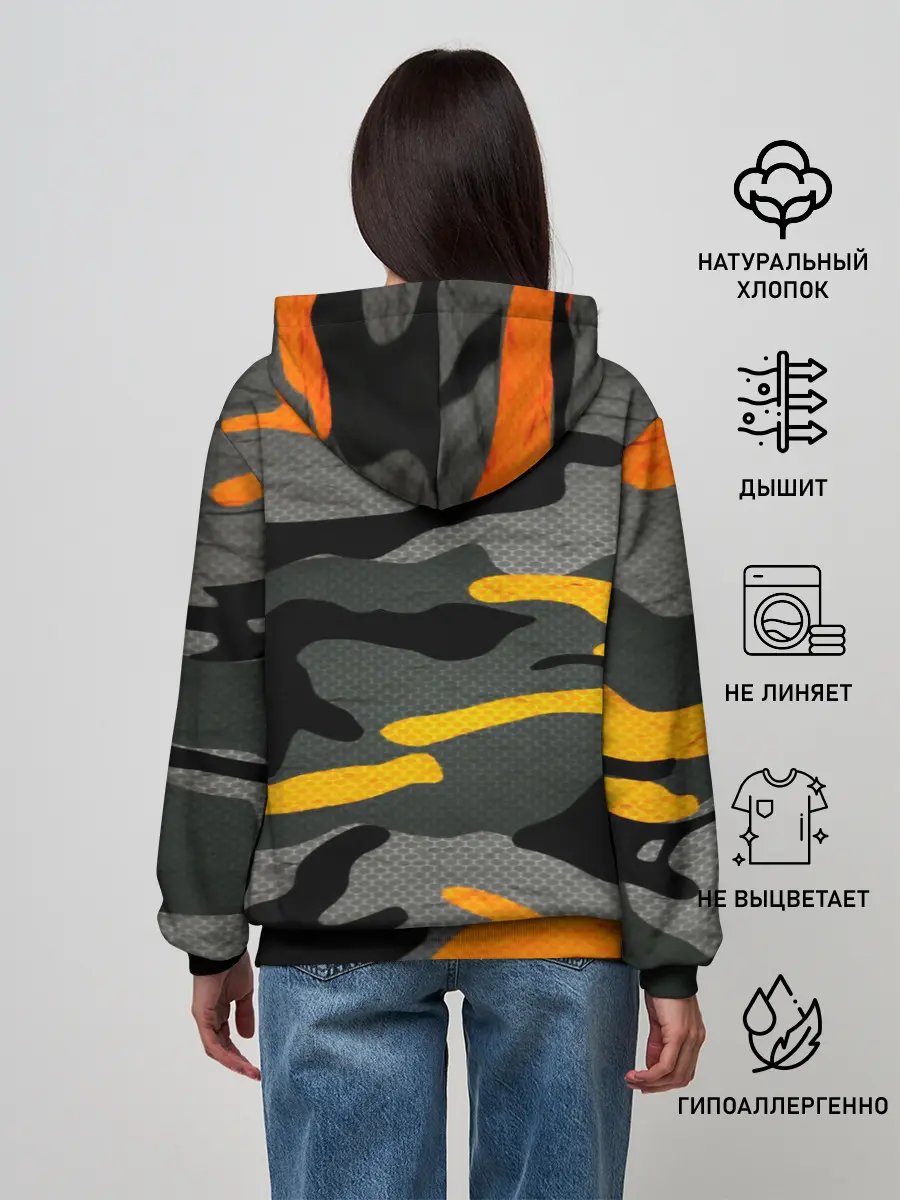 Женское худи / КАМУФЛЯЖ АРМЕЙСКИЙ