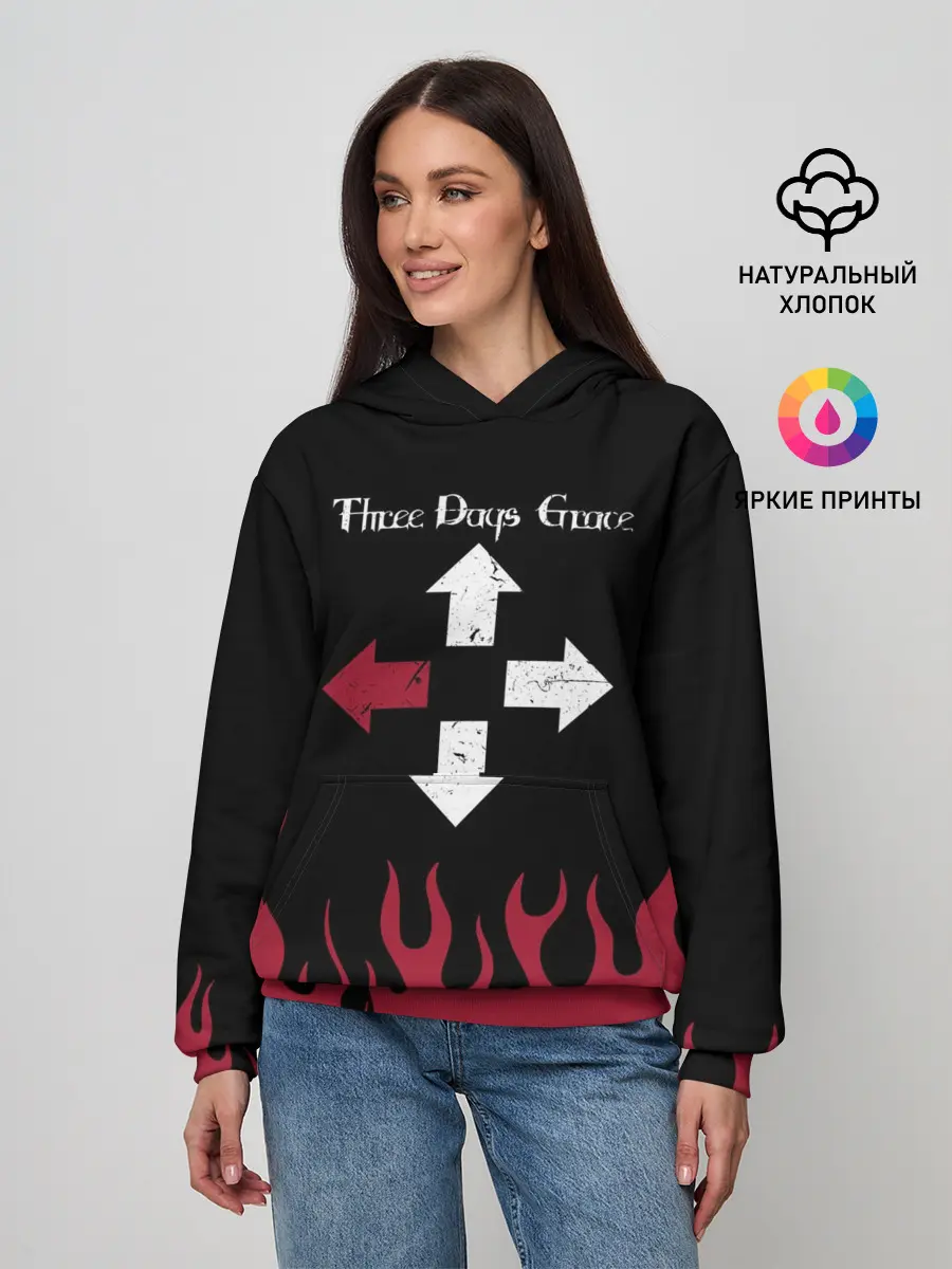 Женское худи / Three Days Grace