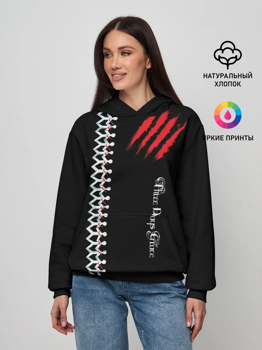 Женское худи / Three Days Grace