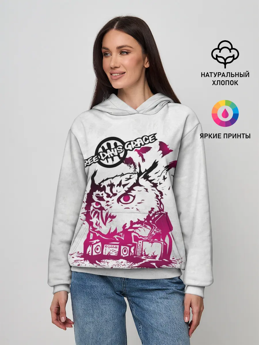 Женское худи / Three days grace