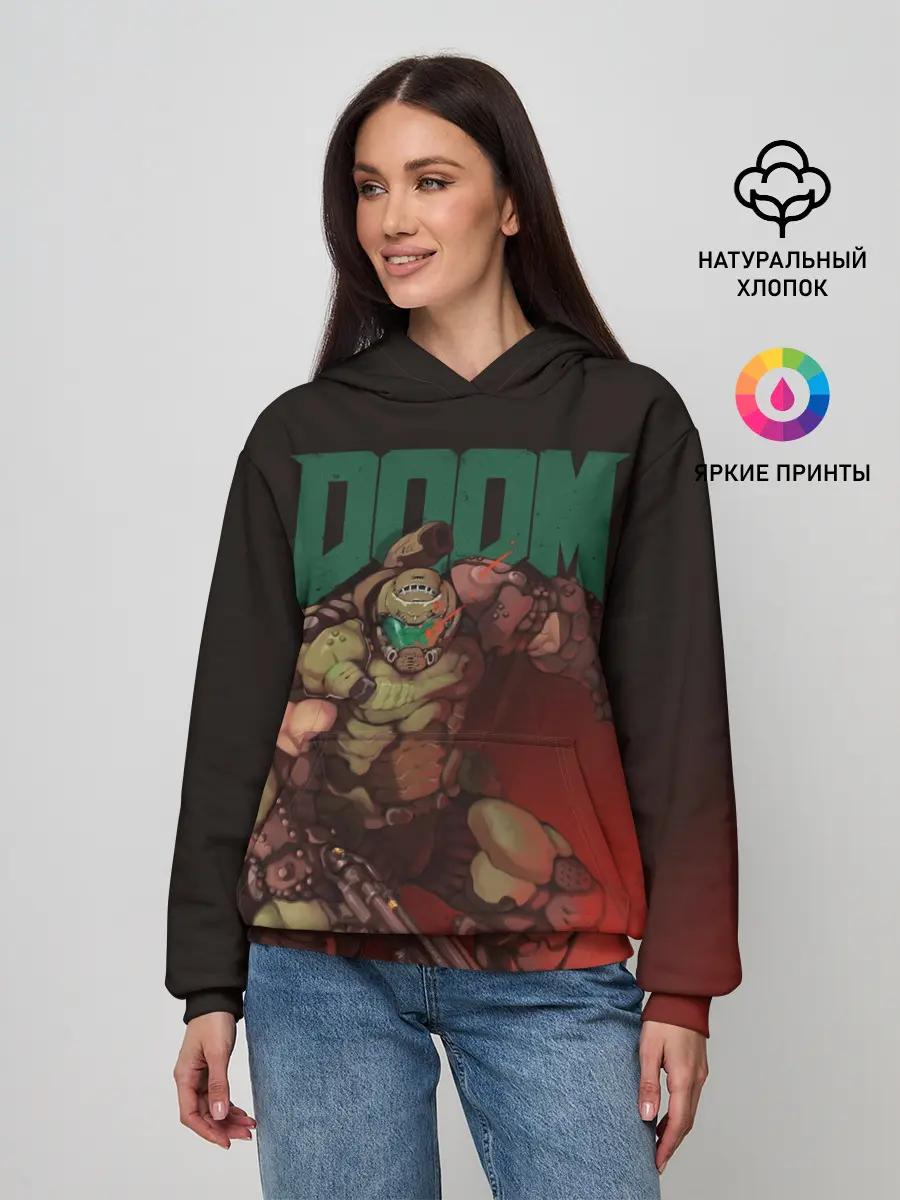 Женское худи / Doom
