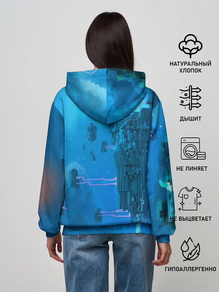 Женское худи / Minecraft / Майнкрафт