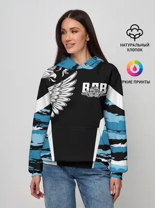 Женское худи / Камуфляж ВДВ