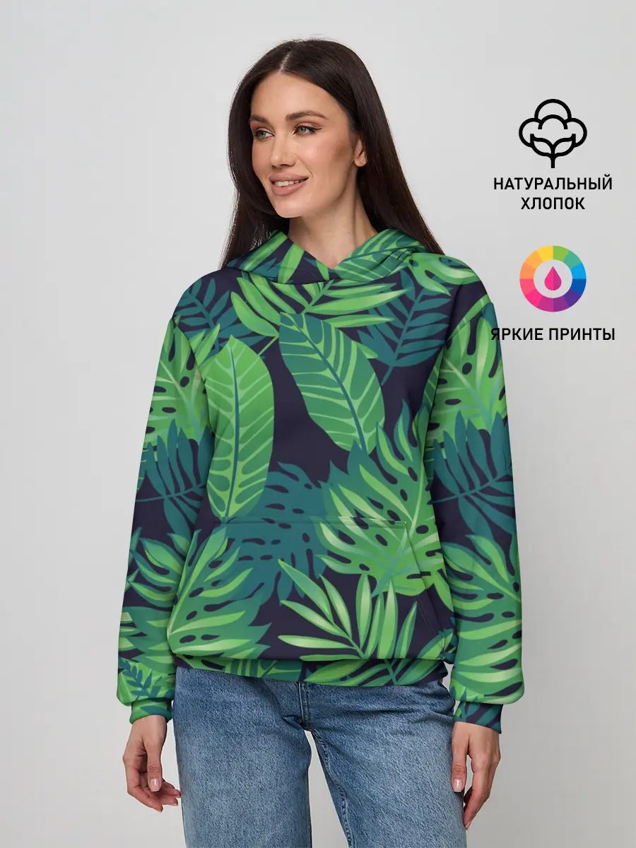 Женское худи / Тропики