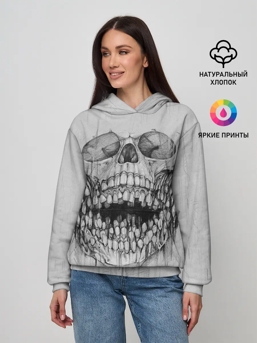 Женское худи / Dentist skull