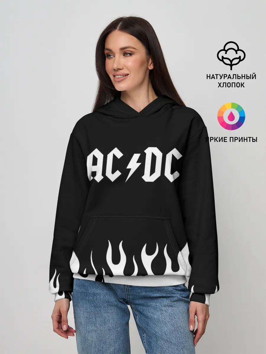 Женское худи / AC DC