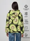 Женское худи / Avocado background