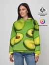 Женское худи / АВАКАДО ПАТТЕРН.
