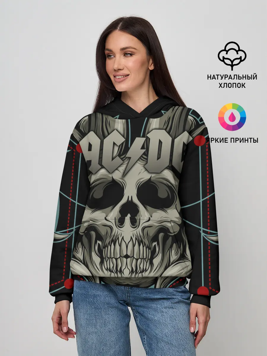 Женское худи / AC/DC